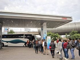 Foto de buses municipales de puente alto