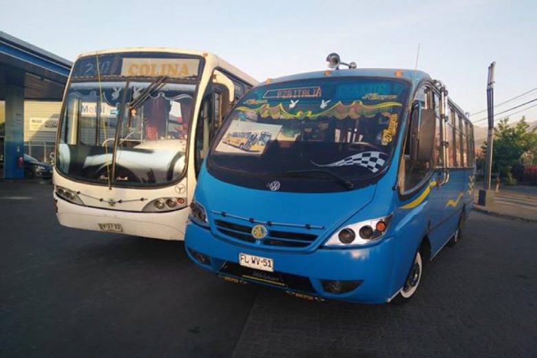 Foto de buses en puente alto