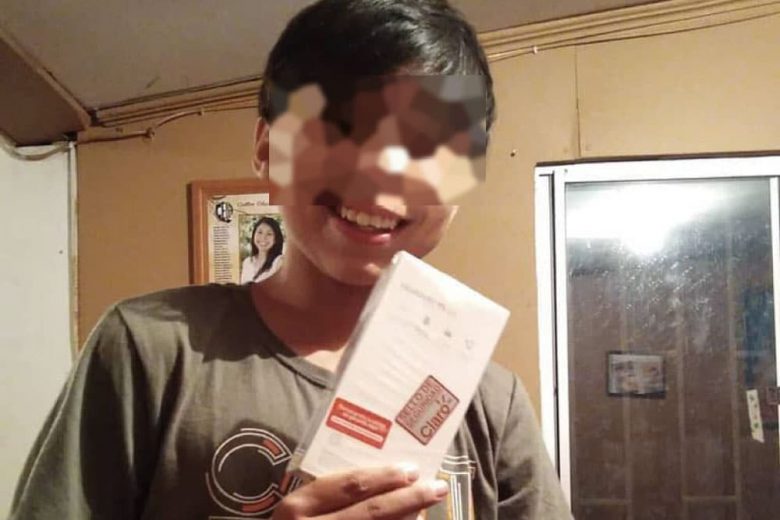 Foto de niño desaparecido