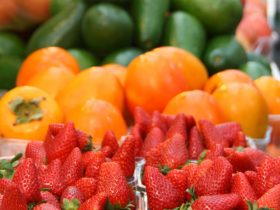 Frutas en feria de puente alto