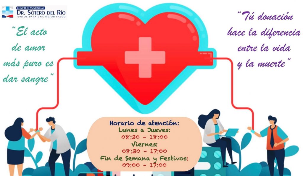 Donación de sangre Hospital Sótero del Rio