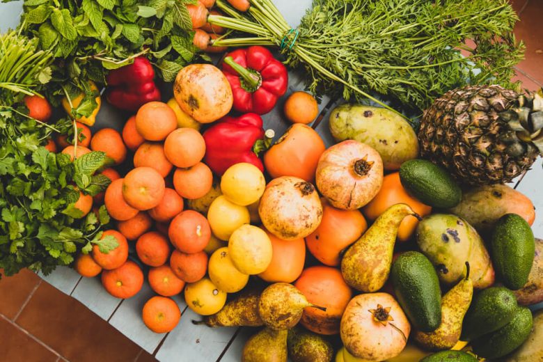 Foto de frutas y verduras