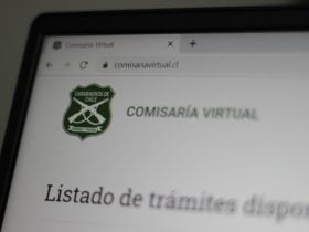 Foto de pagina web de la comisaria virtual