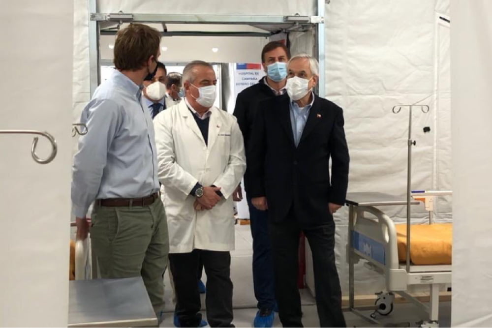 Presidente piñer inaugura hospital sotero del rio en puente alto