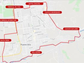 Mapa Cuarentena en Puente Alto