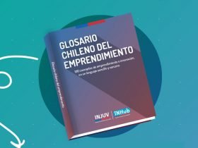 Ilustración de glosario de emprendimientos INJUV