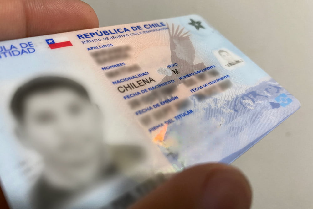 Foto de cédula de identidad