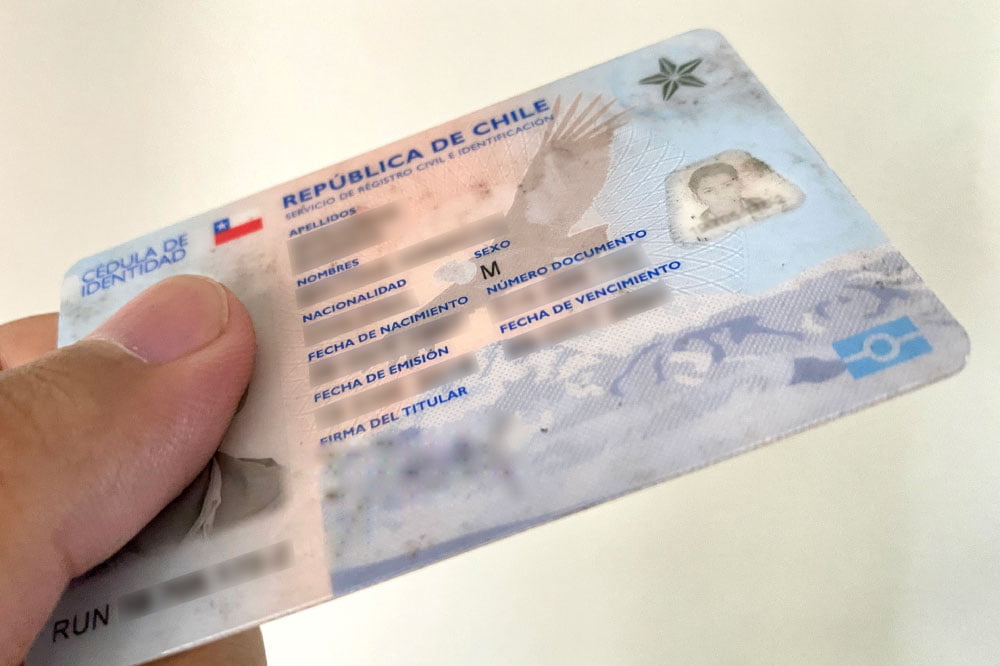 Foto de cédula de identidad