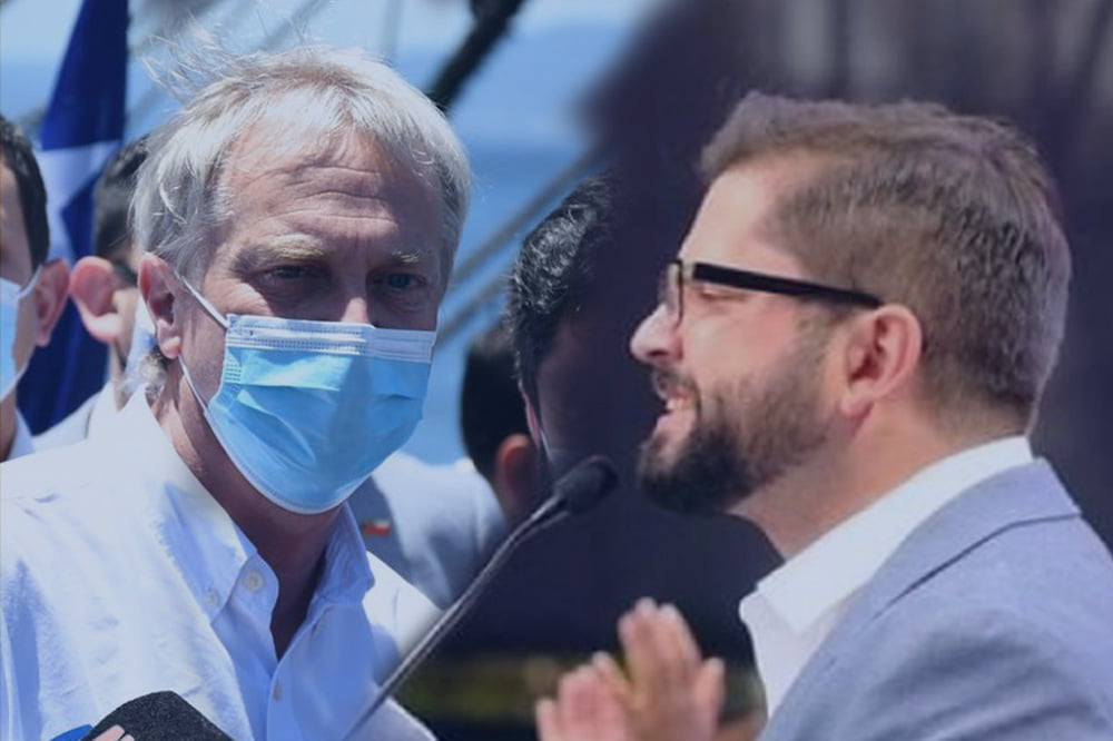 Foto de candidatos presidenciales, Gabriel Boric y José Antonio Kast