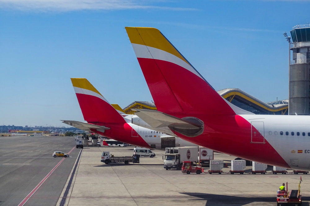 Foto de colas de aviones