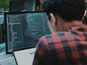 Foto de persona utilizando un computador