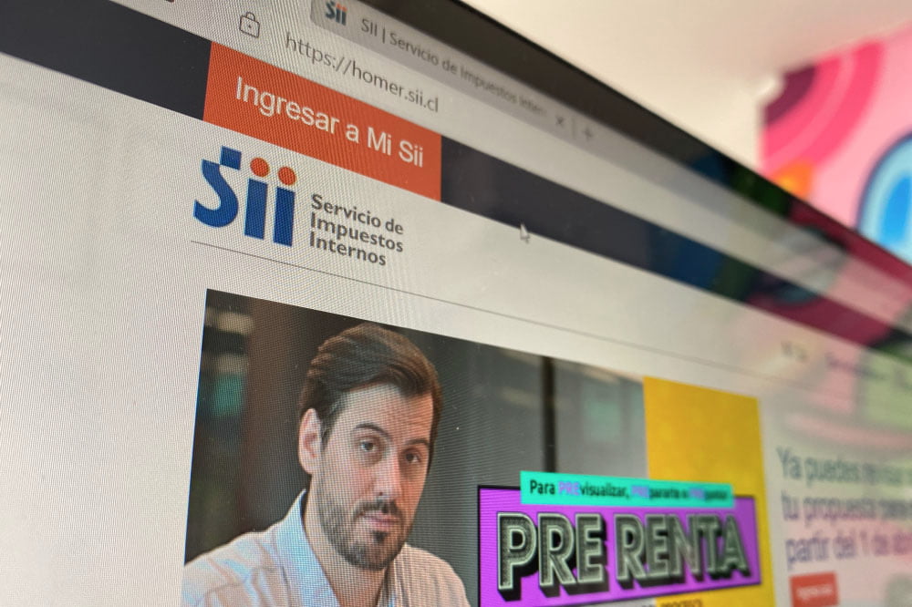 Foto de página web del servicio de impuestos internos