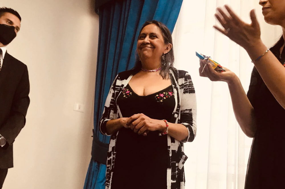 Foto de la Delegada Presidencial de la Provincia Cordillera, Marcela Mella