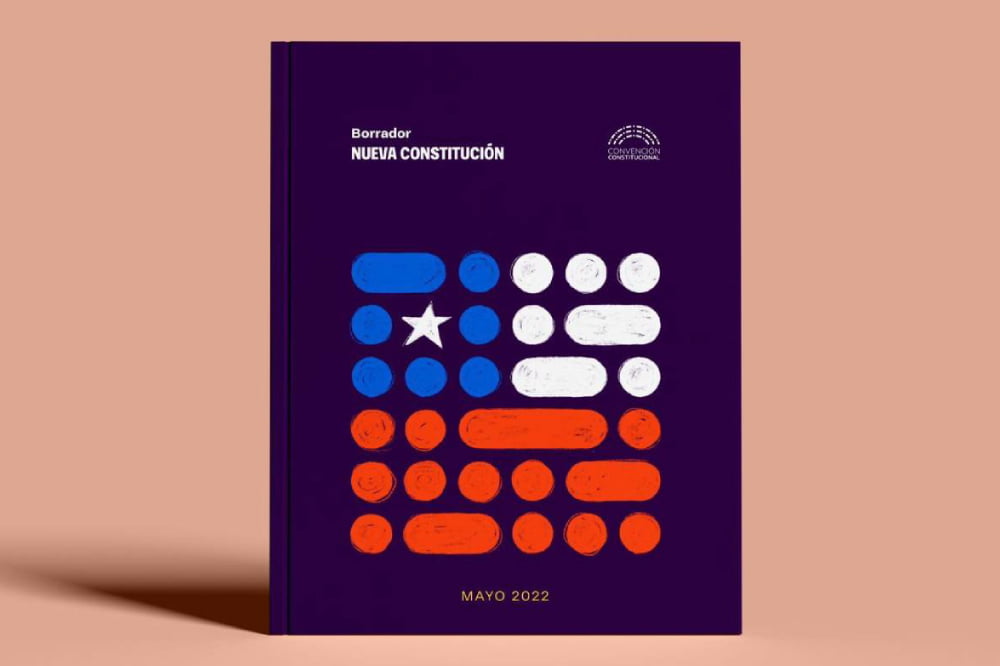 Foto de portada del borrador de la nueva constitucion