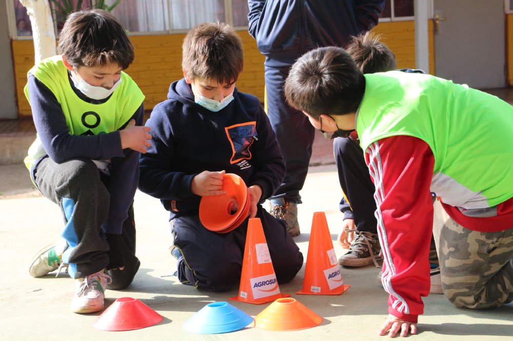 Foto de niños jugando
