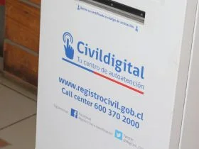 Foto de totem civildigital del registro civil