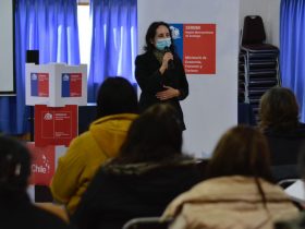 Foto de personas en convocatoria del plan Chile Apoya